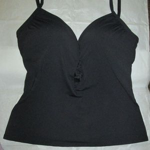 New with tags $79 Sz 10 Bleu Rod Beattie Black Padded Tankini